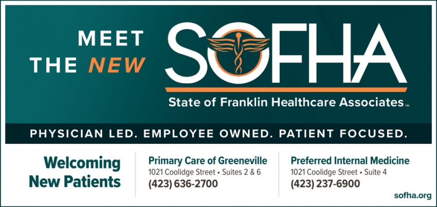 Meet the New SOFHA, State of Franklin Healthcare Associates ...